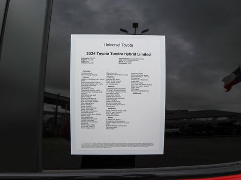 Used 2024 Toyota Tundra Limited AWD/4WD image 51