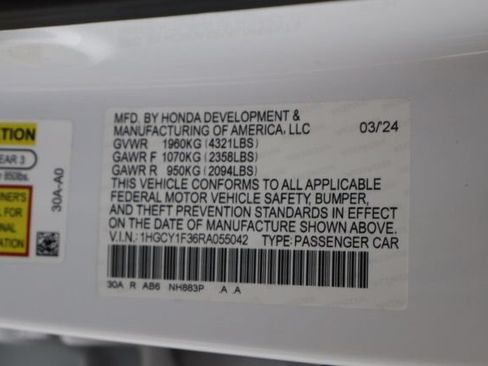 Used 2024 Honda Accord EX image 33