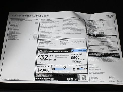 Certified 2025 MINI Cooper S image 36