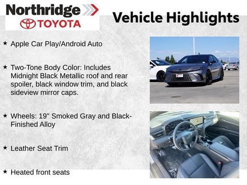Certified 2026 Toyota Camry XSE FWD image 2