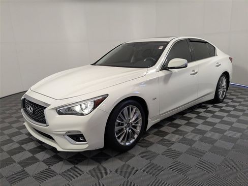 Used 2020 INFINITI Q50 Luxe w/ Cargo Package image 1