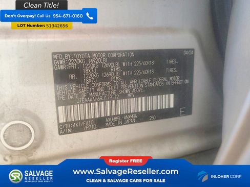 Used 2024 Toyota Venza LE AWD/4WD image 16