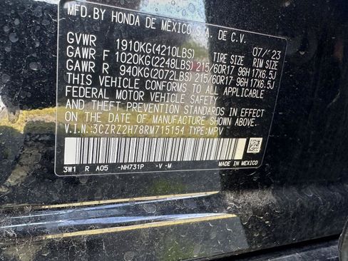 Used 2024 Honda HR-V EX-L image 14