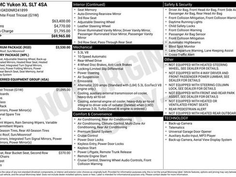 Used 2022 GMC Yukon XL SLT w/ SLT Premium Package image 41