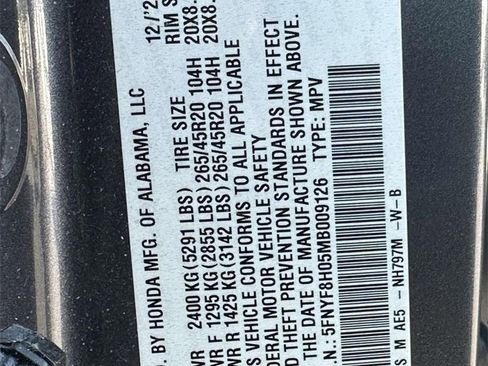 Certified 2021 Honda Passport Elite image 30