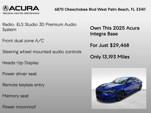 Certified 2025 Acura Integra A-Spec FWD image 7