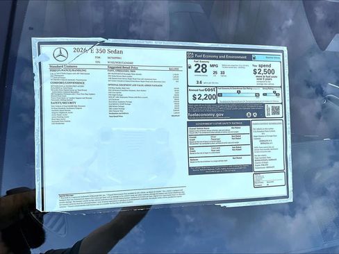 New 2026 Mercedes-Benz E 350 E 350 image 22