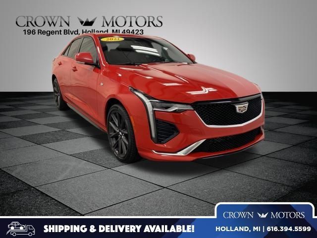 Used 2021 Cadillac CT4 Sport w/ Technology Package AWD/4WD image 1