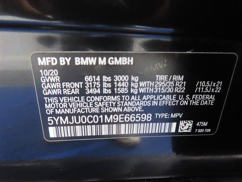 Used 2021 BMW X5 M w/ Competition Package AWD/4WD image 19