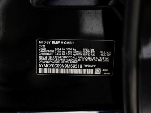 Used 2022 BMW X6 M w/ Competition Package AWD/4WD image 80