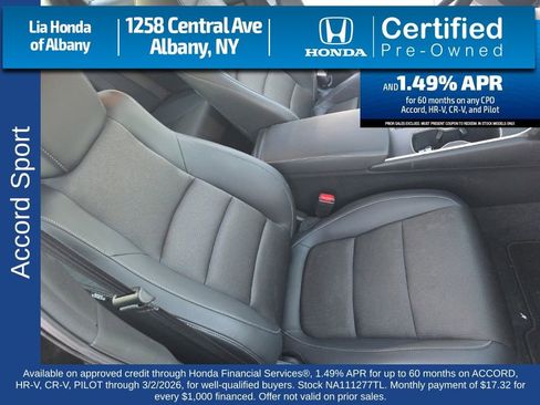 Certified 2022 Honda Accord Sport image 24
