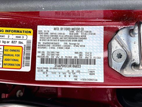 Used 2018 Ford Fusion SE image 15