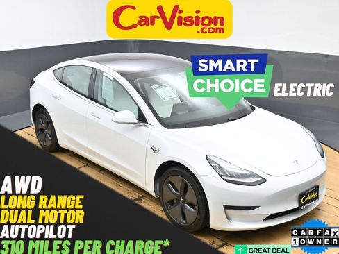 Used 2018 Tesla Model 3 Long Range AWD/4WD image 1