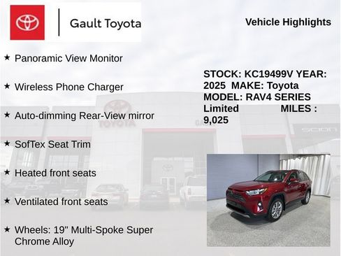 Used 2025 Toyota RAV4 Limited w/ Advanced Technology Package AWD/4WD image 7