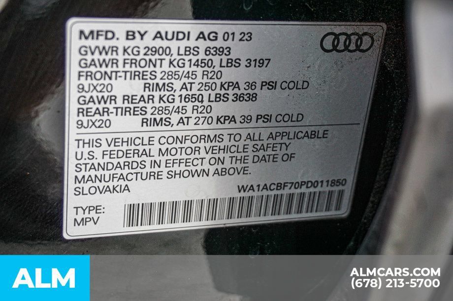 Used 2023 Audi Q7 2.0T Premium w/ Convenience Package AWD/4WD image 60