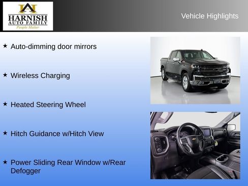 Used 2019 Chevrolet Silverado 1500 LTZ w/ LTZ Premium Package AWD/4WD image 12