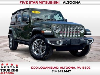 Used 2022 Jeep Wrangler Unlimited Sahara w/ LED Lighting Group
