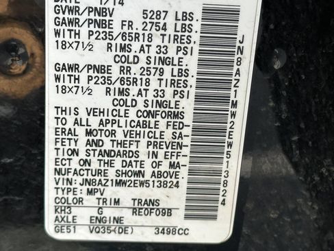 Used 2014 Nissan Murano SL w/ Navigation Package image 18