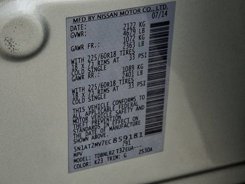 Used 2014 Nissan Rogue SL AWD/4WD image 28