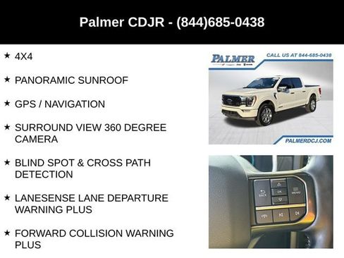 Used 2022 Ford F150 Platinum w/ Equipment Group 701A High AWD/4WD image 6