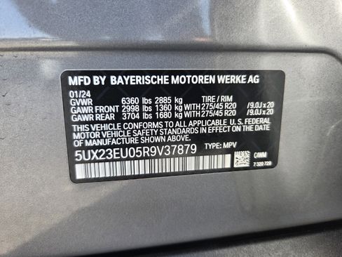 Certified 2024 BMW X5 xDrive40i w/ Premium Package image 19