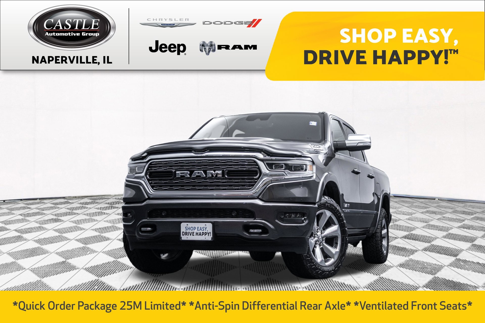 Used 2022 RAM 1500 Limited w/ Body Color Bumper Group AWD/4WD image 1