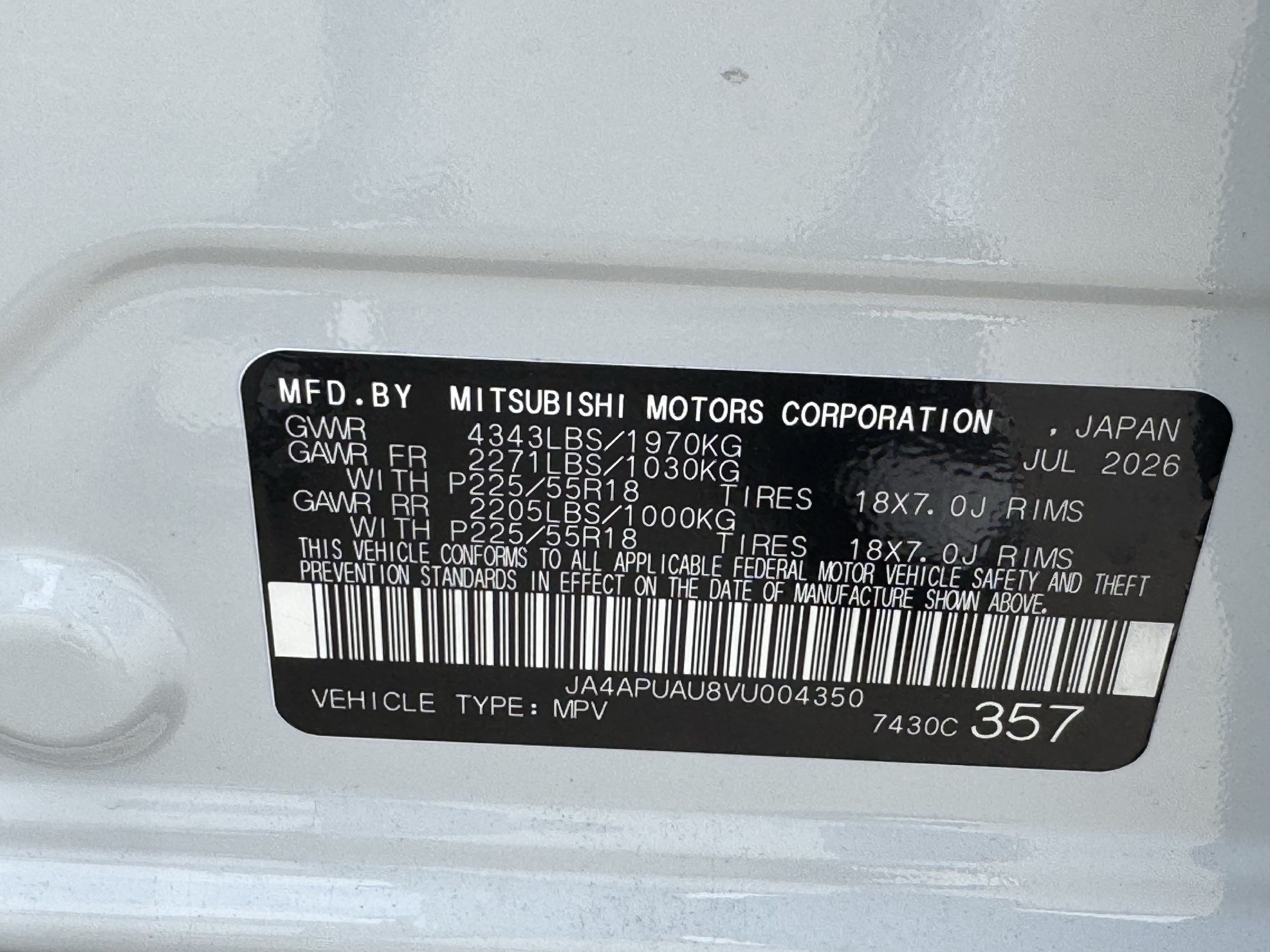 New 2027 Mitsubishi Outlander Sport ES FWD image 25