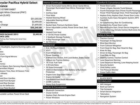 Used 2024 Chrysler Pacifica Select image 2