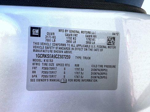 Used 2012 Chevrolet Silverado 1500 LT AWD/4WD image 26