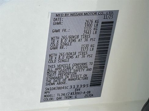 New 2025 Nissan Pathfinder Rock Creek image 21