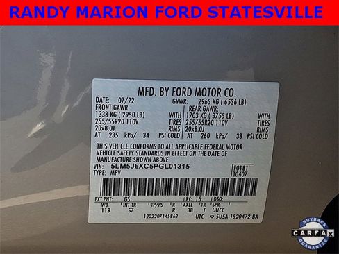 Used 2023 Lincoln Aviator AWD w/ Premium Package image 28