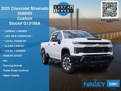 Used 2025 Chevrolet Silverado 2500 Custom w/ Custom Convenience Package AWD/4WD image 7