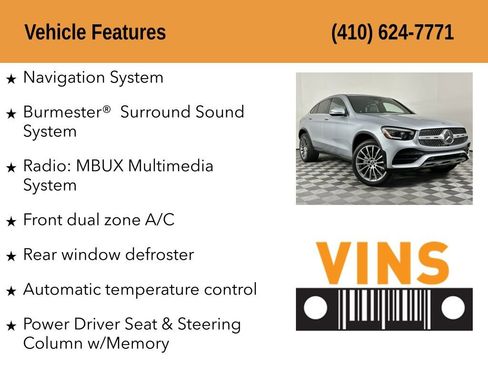Used 2021 Mercedes-Benz GLC 300 4MATIC Coupe w/ AMG Line image 5