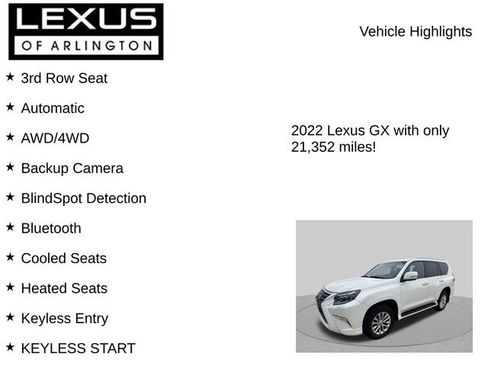 Used 2022 Lexus GX 460 Premium w/ Premium Package AWD/4WD image 8