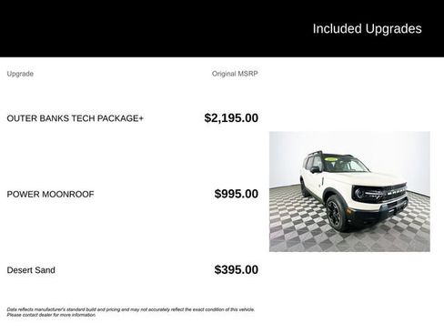 Used 2025 Ford Bronco Sport Outer Banks w/ Outer Banks Tech Package+ AWD/4WD image 5