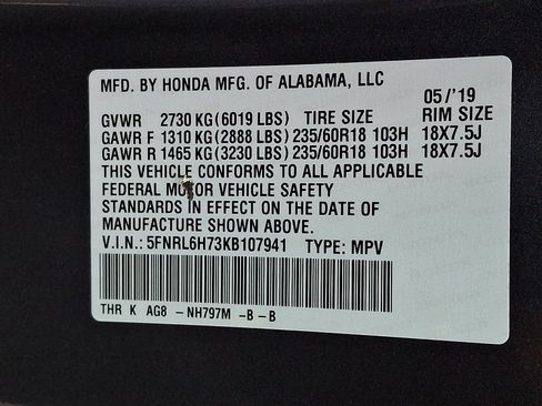 Used 2019 Honda Odyssey EX-L image 28