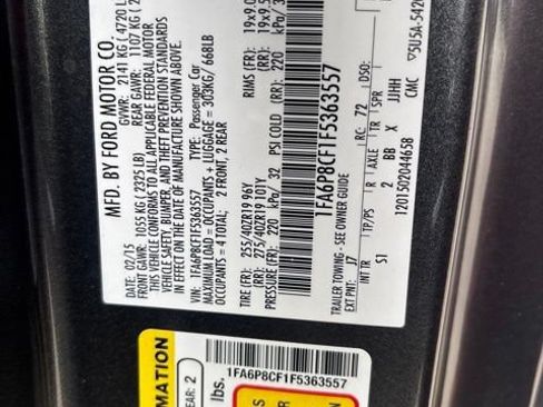 Used 2015 Ford Mustang GT Premium w/ GT Performance Package RWD image 37
