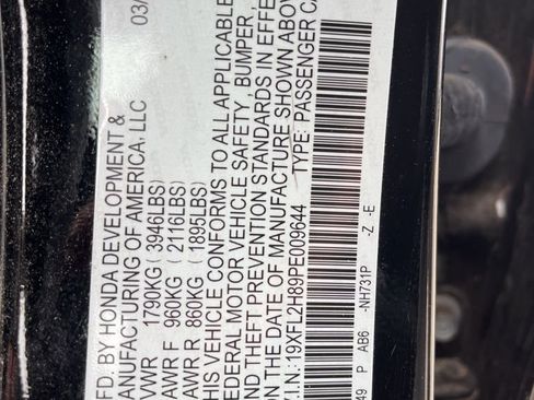 Certified 2023 Honda Civic Sport image 10