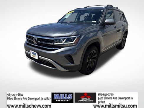 Used 2021 Volkswagen Atlas SEL AWD/4WD image 1