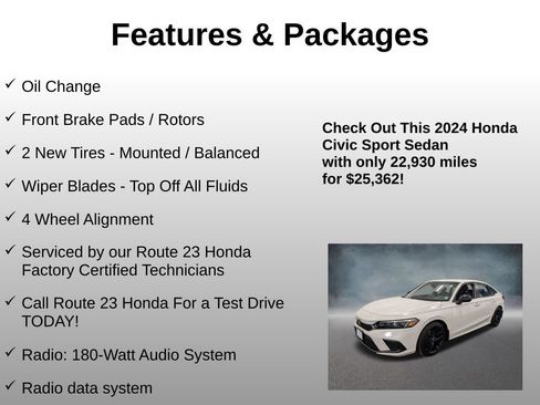 Certified 2024 Honda Civic Sport image 4