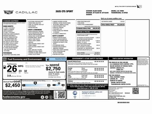 Used 2025 Cadillac CT5 Sport image 2