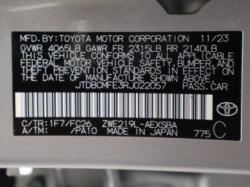 Certified 2024 Toyota Corolla SE FWD image 17