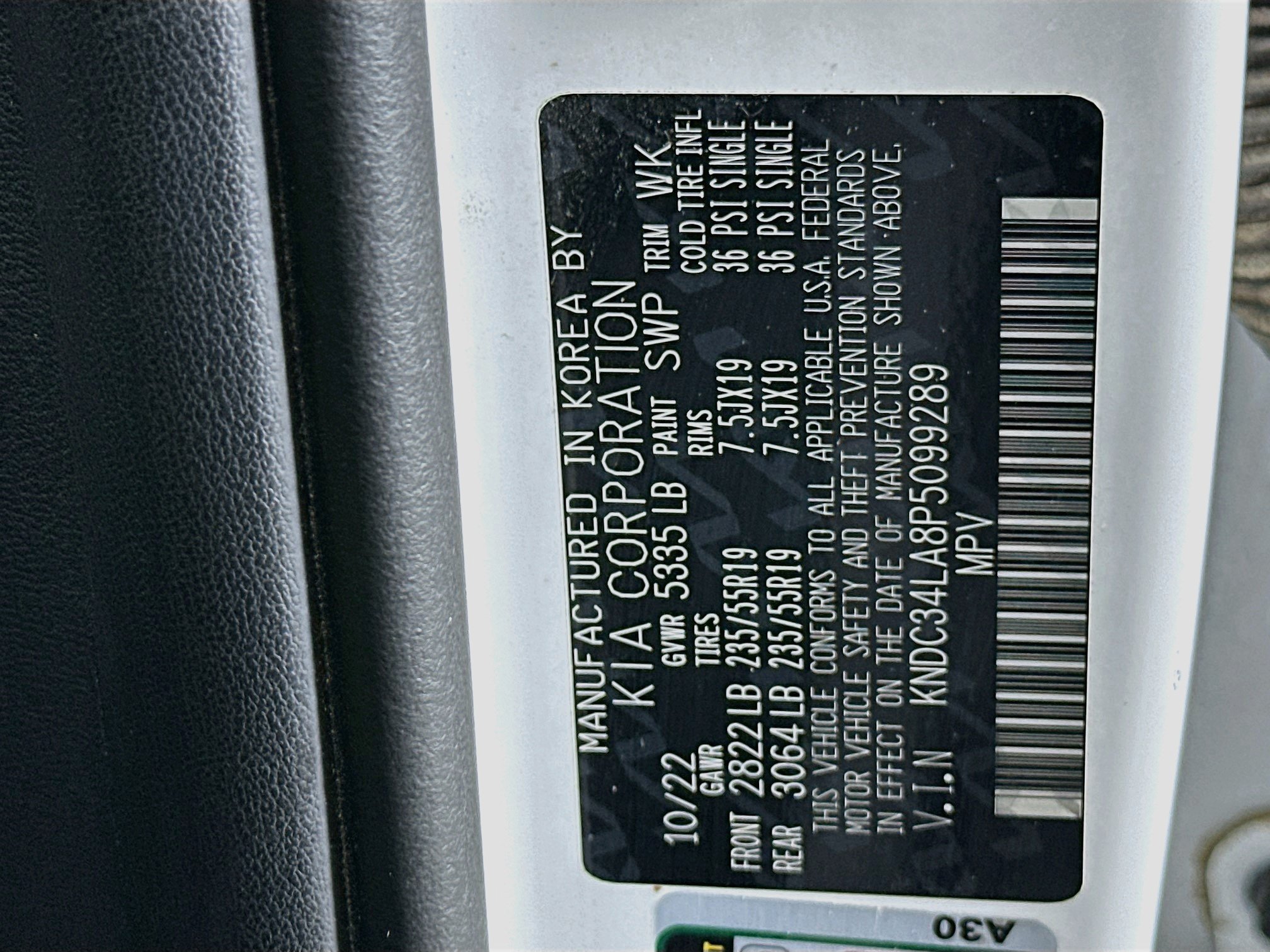 Used 2023 Kia EV6 Wind w/ Wind Technology Package RWD image 12