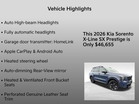 New 2026 Kia Sorento SX Prestige image 10