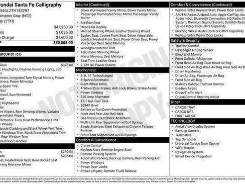 New 2026 Hyundai Santa Fe Calligraphy image 30