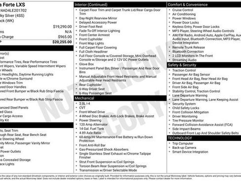 Used 2020 Kia Forte LXS image 20