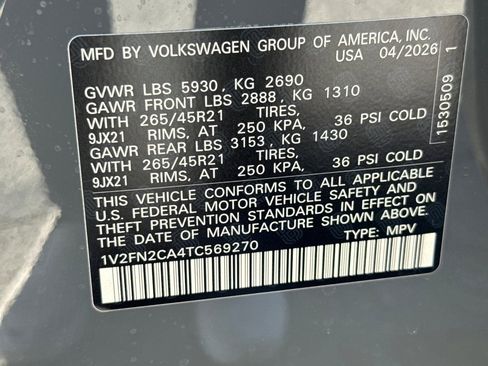 New 2026 Volkswagen Atlas SEL Premium R-Line AWD/4WD image 28