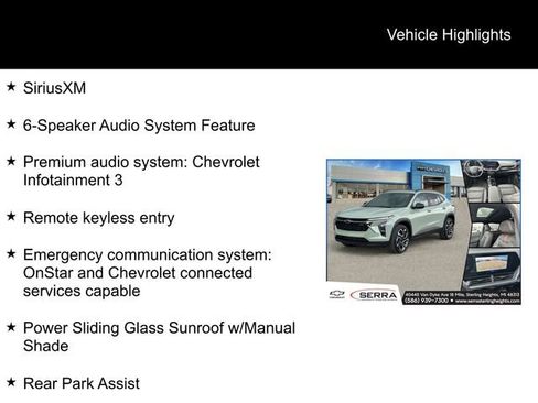 Certified 2024 Chevrolet Trax RS w/ Sunroof Package FWD image 5