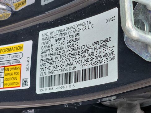 Certified 2023 Honda Accord EX image 27