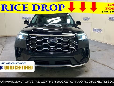 Certified 2025 Ford Explorer Platinum w/ LUX Leather Package AWD/4WD image 55